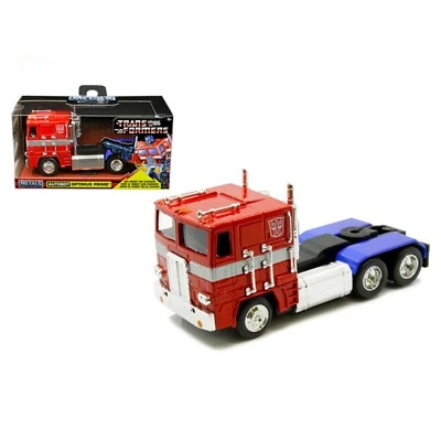 99477 BY Jada 1:32 Transformer G1 Optimus Prime Autobot Diecast Model Car Red  - Image 1 of 4