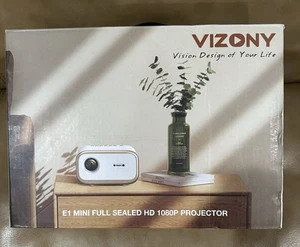 E1 Pro Netflix-Certified Smart Projector, 550 ANSI Lumens, WiFi Bluetooth…. - Picture 1 of 10