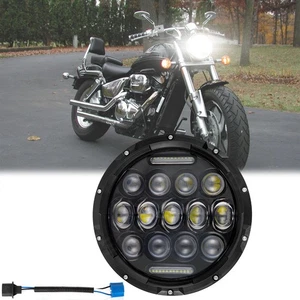 7" inch LED Headlight Lamp FOR Suzuki Marauder VZ 800 1600 Boulevard GSX1400 - Picture 1 of 18