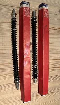 Austin Princess Ambassador 18-22 Front Brake Flexi Hoses (2) Unipart GBH167 NOS - Image 1 of 4