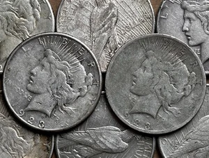 AUTHENTIC U.S. Peace Dollar 90% Silver - Picture 1 of 1