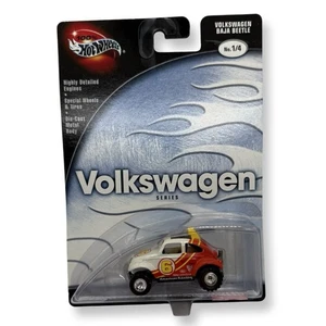 100% Hot Wheels Volkswagen Series Red VW Baja Beetle Red Racing Mattel 2002 NEW - Picture 1 of 4