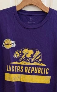 Camiseta para hombre FANATICS LOS ANGELES LA LAKERS Republic NBA California Bear talla L - Imagen 1 de 4