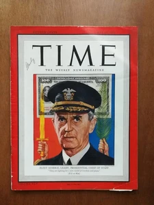 Time Magazine May 28 1945 Fleet Admiral William Leahy No Label Newsstand - Picture 1 of 1