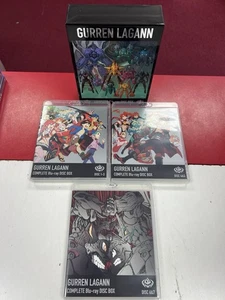 Gurren Lagann Complete Series Blu-Ray Box Set + Movies Anime English L🅾️🅾️K - Picture 1 of 12