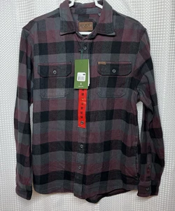 Orvis Big Bear Heavy Flannel Men's M Long Sleeve Plaid Pockets Hand Warmer New! - Picture 1 of 10