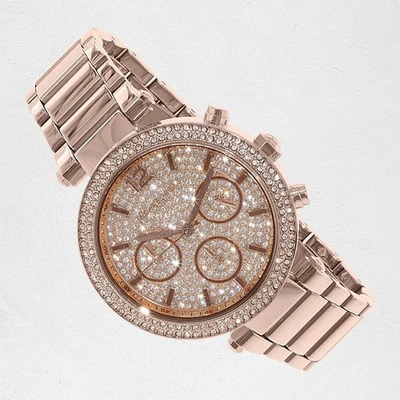 Michael Kors Damenuhr MK5857 Elegante Mode-Quarzuhr für Damen Ø39 mm mit Box - Bild 1 von 3