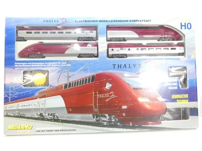 Mehano H0 Thalys Personenzug-Set, Licht, DC, TOP in OVP, geprüft #60976 - Bild 1 von 4