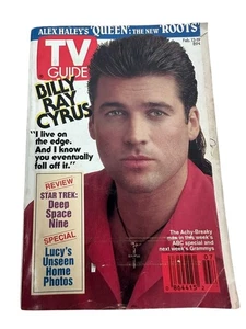 1993 February 13-19 TV GUIDE Magazine, Billy Ray Cyrus Lucy & Desi - Picture 1 of 7
