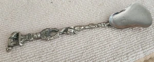 UGO BELLINI ITALY SILVER SUGAR SPOON/LADEL W, LION ON TOP - Picture 1 of 4