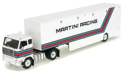 IXOMODELS, VOLVO F88 4x2 et remorque fourgon Martini Racing, échelle 1/43, IX... - Photo 1/3