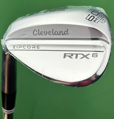 Cleveland RTX 6 Tour Satin Lob LW Wedge 60-10 LEFT Hand Steel DG Spinner LH NEW - Image 1 of 4