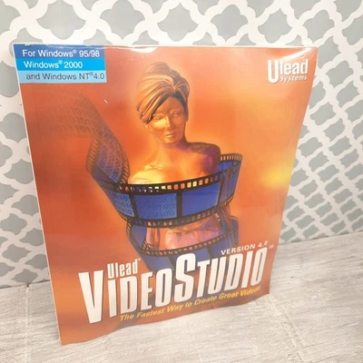 De Colección Ulead Systems Video Studio Versión 4.0 Creación Vídeos ¡Nuevo Precintado! Sin caja Foto 1 de 4
