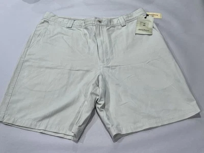 Nuevo 38 Tommy Bahama Hombres T8130 Trinidad Chino Pantalones Cortos Blanco/Marfil Foto 1 de 4