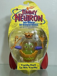 Jimmy Neutron Boy Genius King Yokian Nickelodeon Mattel 2001 VINTAGE NEW LIMITED - Picture 1 of 11