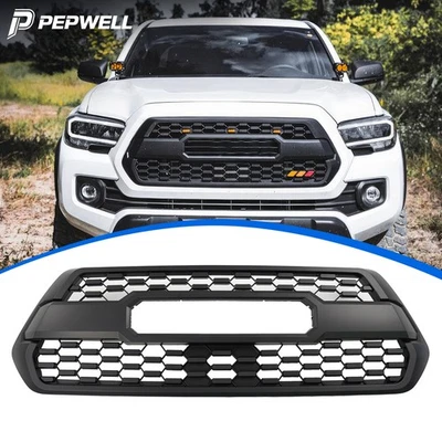 For 2016-2023 Toyota Tacoma TRD Front Bumper Grille Matte Black Grill Insert OEM Foto 1 de 4