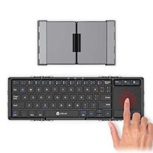 iClever IC-BK08 Tri-folding Wireless Keyboard with Touchpad from JAPAN M #pc5
