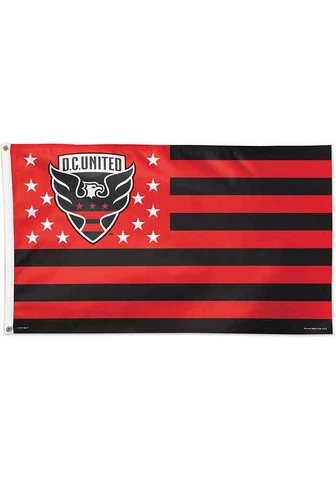 D.C. United Soccer / Football Logo Flag 3x5ft - With Grommets Cover
