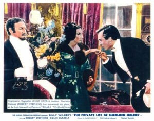 The Private Lives of Sherlock Holmes Lobby Card Robert Stephens Clive Revill