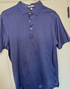 PETER MILLAR GOLF SHIRT -100% COTTON - SIZE LARGE - Picture 1 of 4