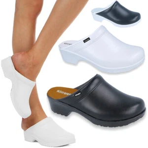 QUALITÄT CLOGS FLEXIBEL Echtleder Pantoletten Pantoffeln Sabots Chaussons PU Sohlen - Bild 1 von 39