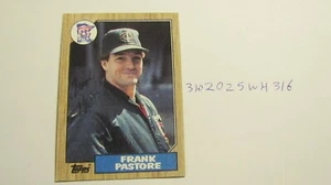 1987 Topps Frank Pastore signed baseball card - Picture 1 of 3