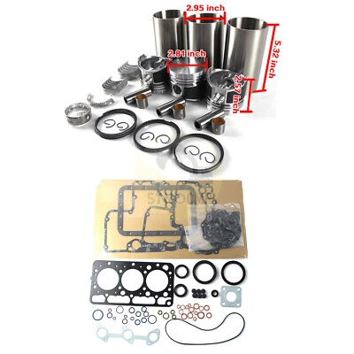 D850 Engine Overhaul Rebuild Kit For Kubota B1550D B6200D KH35 Tractor Excavator - Image 1 of 4