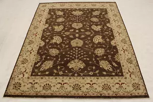 8'1" x 10'2" ft. Indian Traditional Hand Knotted Natural Dye Oriental Area Rug - Picture 1 of 8