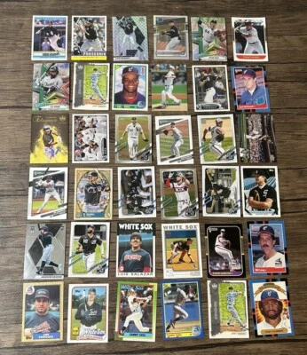 Chicago White Sox Baseball Card Lot MLB Rookies Sammy Sosa Frank Thomas Topps - Image 1 of 4