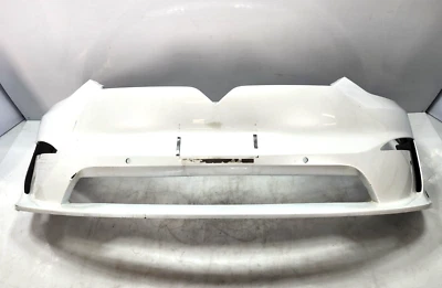 ✅ 21-23 OEM Tesla Modelo X Cubierta de parachoques delantero blanca con orificios de sensor de estacionamiento NOTA* Foto 1 de 4