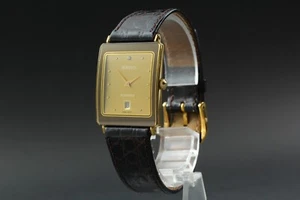 *Near MINT* RADO Florence 160.3605.2N Gold Dial Date Quartz Watch - Picture 1 of 10