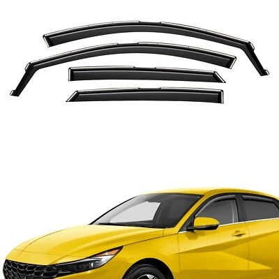 Parasoles de lluvia protectores de viento para Hyundai Elantra 2021-2025 Foto 1 de 4