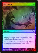 Necrobite FOIL Avacyn Restored NM Black Common MAGIC GATHERING CARD ABUGames