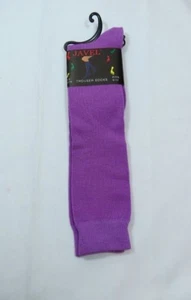 Calcetines clásicos de mujer púrpura talla 9-11 suaves elásticos cálidos - Imagen 1 de 3