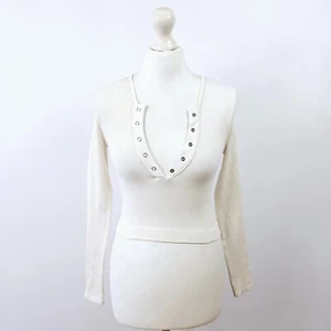 Urban Outfitters - Claudia Henley Top - White - Small - Picture 1 of 5