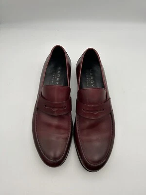 Mocasines Harrys of London hechos en Italia de cuero granate para hombre talla 43 (9) usados en excelente estado* Foto 1 de 4