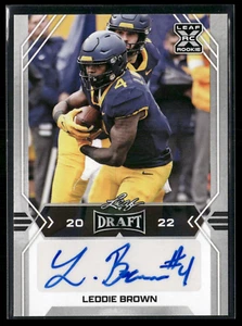 Leddie Brown 2022 Leaf Draft Auto - Picture 1 of 2