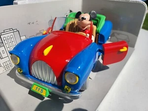 Diecast metal Burago-Italy 1:18 Disney's 113 MICKEY MOUSE CAR mint in box nice. - Foto 1 di 7