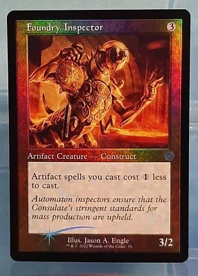 Magic - Foundry Inspector - UC Artefakt Foil - Retro Frame Artifacts EN/NM - Bild 1 von 4