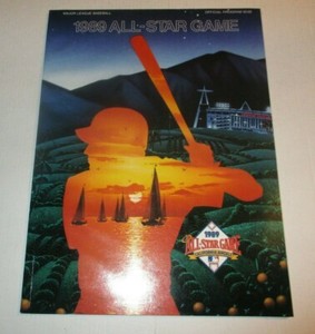 1989 Baseball All-Star Game Program - Bo Jackson Homers!