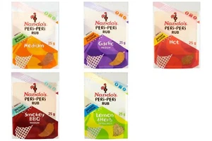 Nando's Peri-Peri Seasoning Rub 25g - BBQ, Hot, Medium, Knoblauch, Zitrone & Kräuter - Bild 1 von 6