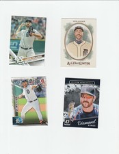 Justin Verlander baseball card ugetemallfour TIGERS ASTROS SZ61