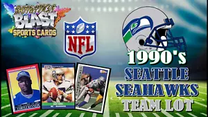 SEATTLE SEAHAWKS ~ 1990er FUSSBALL KARTEN LOT ~ 65 EINZIGARTIGE KARTEN (INSGESAMT 80)! - Bild 1 von 10