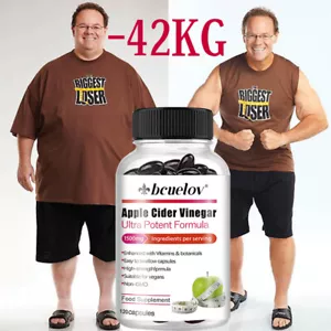Apfelessig-Kapseln 700 Mg – Natürlicher Gewichtsverlust, Fettverbrennung - Bild 1 von 10