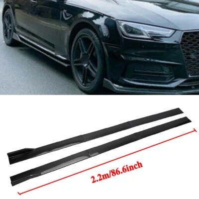 For BMW 318i 320i 325i 328i 330 335i 340i Series 86.6" Side Skirt Extension Lip - Image 1 of 4