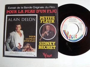 SYDNEY BECHET / B.O. film ALAIN DELON Pour la peau d'un flic 7" 45T VOGUE 101550 - Foto 1 di 2