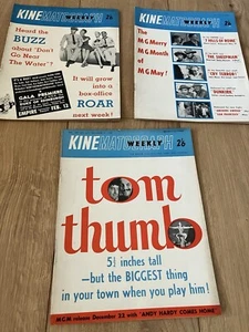 Kine Weekly magazine x 3 1958. Touch of evil. Cameron Mitchell.Battle of the V.1 - Picture 1 of 10