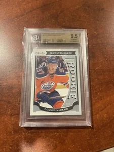 Actualización 2015-16 Upper Deck O-Pee-Chee Connor McDavid #U11 BGS 9,5 gema como nueva novato - Imagen 1 de 2