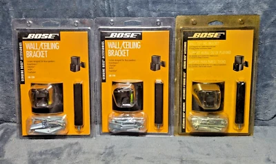 Bose Accessories UB-20B Wall Ceiling Speaker Bracket Black Set Of 3 - Image 1 of 3