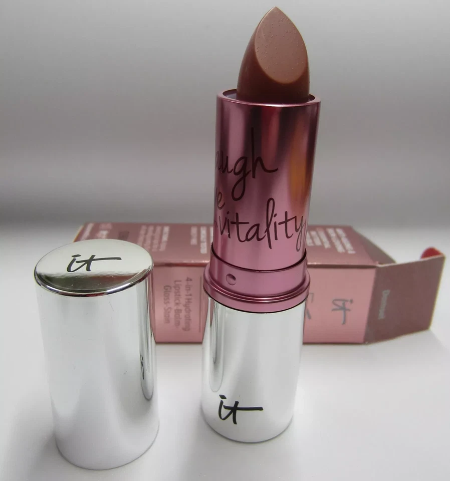 IT COSMETICS Vitality Lip Flush 4 en 1 lápiz labial/bálsamo/brillo/mancha-elegir tono-nuevo en caja Foto 1 de 1
